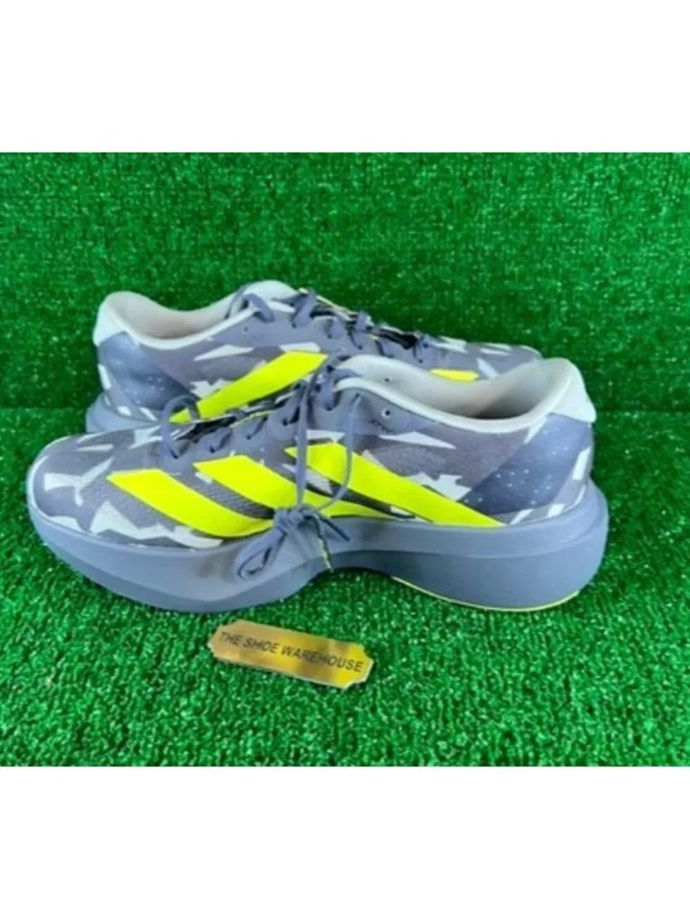Men Adidas x AMG Motorsport Adizero Evo SL Aurora Running Shoe KI7297 Size 8.5